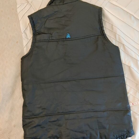 KIDROBOT waxed black insulated vest size s euc - Picture 2 of 4